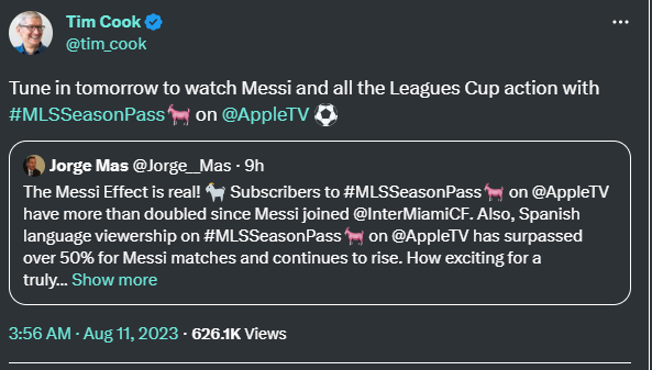 Apple and MLS to present all MLS matches for 10 years, beginning in 2023 -  Apple