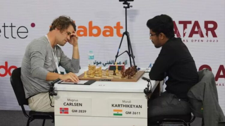 Indian triumph in World Chess: Karthikeyan Murali beats Magnus Carlsen