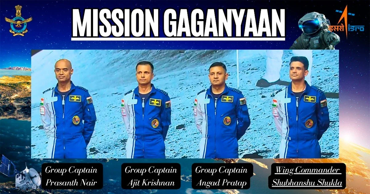 PM Modi Unveils Gaganyaan Mission Astronauts; Hails Bharat's Space ...