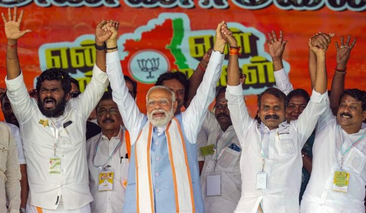Modi in Tamil Nadu , File photo